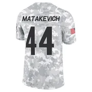 Arctic Camo Men's Tyler Matakevich Pittsburgh Steelers Limited 2024 Salute to Service Jersey