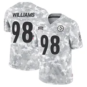 Arctic Camo Men's Vince Williams Pittsburgh Steelers Limited 2024 Salute to Service Jersey