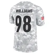 Arctic Camo Men's Vince Williams Pittsburgh Steelers Limited 2024 Salute to Service Jersey