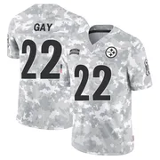 Arctic Camo Men's William Gay Pittsburgh Steelers Limited 2024 Salute to Service Jersey