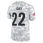 Arctic Camo Men's William Gay Pittsburgh Steelers Limited 2024 Salute to Service Jersey