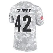 Arctic Camo Men's Zyon Gilbert Pittsburgh Steelers Limited 2024 Salute to Service Jersey