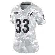 Arctic Camo Women's Aaron Shampklin Pittsburgh Steelers Limited 2024 Salute to Service Jersey