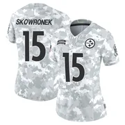 Arctic Camo Women's Ben Skowronek Pittsburgh Steelers Limited 2024 Salute to Service Jersey