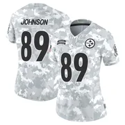 Arctic Camo Women's Brandon Johnson Pittsburgh Steelers Limited 2024 Salute to Service Jersey