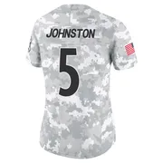 Arctic Camo Women's Cameron Johnston Pittsburgh Steelers Limited 2024 Salute to Service Jersey