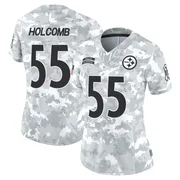 Arctic Camo Women's Cole Holcomb Pittsburgh Steelers Limited 2024 Salute to Service Jersey