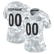 Arctic Camo Women's Custom Pittsburgh Steelers Limited 2024 Salute to Service Jersey