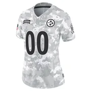 Arctic Camo Women's Custom Pittsburgh Steelers Limited 2024 Salute to Service Jersey