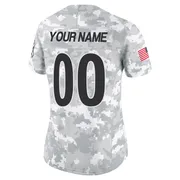 Arctic Camo Women's Custom Pittsburgh Steelers Limited 2024 Salute to Service Jersey