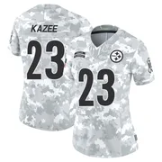 Arctic Camo Women's Damontae Kazee Pittsburgh Steelers Limited 2024 Salute to Service Jersey