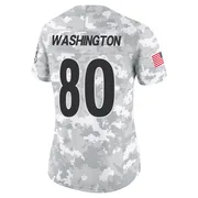 Arctic Camo Women's Darnell Washington Pittsburgh Steelers Limited 2024 Salute to Service Jersey