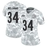 Arctic Camo Women's DeAngelo Williams Pittsburgh Steelers Limited 2024 Salute to Service Jersey