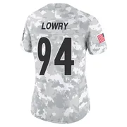 Arctic Camo Women's Dean Lowry Pittsburgh Steelers Limited 2024 Salute to Service Jersey