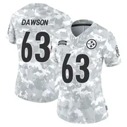 Arctic Camo Women's Dermontti Dawson Pittsburgh Steelers Limited 2024 Salute to Service Jersey