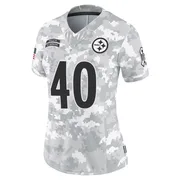 Arctic Camo Women's Devin Harper Pittsburgh Steelers Limited 2024 Salute to Service Jersey