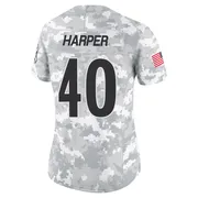 Arctic Camo Women's Devin Harper Pittsburgh Steelers Limited 2024 Salute to Service Jersey