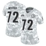 Arctic Camo Women's Doug Nester Pittsburgh Steelers Limited 2024 Salute to Service Jersey