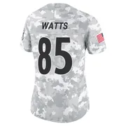 Arctic Camo Women's Duece Watts Pittsburgh Steelers Limited 2024 Salute to Service Jersey