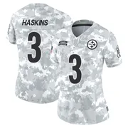 Arctic Camo Women's Dwayne Haskins Pittsburgh Steelers Limited 2024 Salute to Service Jersey