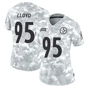 Arctic Camo Women's Greg Lloyd Pittsburgh Steelers Limited 2024 Salute to Service Jersey