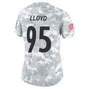 Arctic Camo Women's Greg Lloyd Pittsburgh Steelers Limited 2024 Salute to Service Jersey