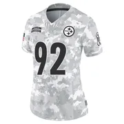 Arctic Camo Women's Isaiahh Loudermilk Pittsburgh Steelers Limited 2024 Salute to Service Jersey