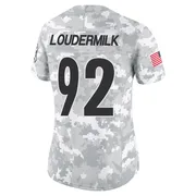 Arctic Camo Women's Isaiahh Loudermilk Pittsburgh Steelers Limited 2024 Salute to Service Jersey