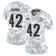 Arctic Camo Women's James Pierre Pittsburgh Steelers Limited 2024 Salute to Service Jersey