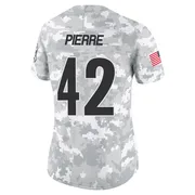 Arctic Camo Women's James Pierre Pittsburgh Steelers Limited 2024 Salute to Service Jersey