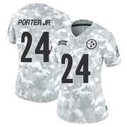 Arctic Camo Women's Joey Porter Jr. Pittsburgh Steelers Limited 2024 Salute to Service Jersey