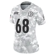 Arctic Camo Women's John Leglue Pittsburgh Steelers Limited 2024 Salute to Service Jersey