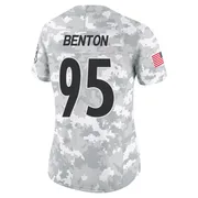 Arctic Camo Women's Keeanu Benton Pittsburgh Steelers Limited 2024 Salute to Service Jersey