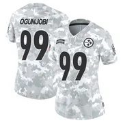 Arctic Camo Women's Larry Ogunjobi Pittsburgh Steelers Limited 2024 Salute to Service Jersey