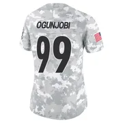 Arctic Camo Women's Larry Ogunjobi Pittsburgh Steelers Limited 2024 Salute to Service Jersey