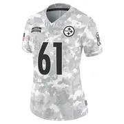 Arctic Camo Women's Logan Lee Pittsburgh Steelers Limited 2024 Salute to Service Jersey