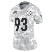 Arctic Camo Women's Mark Robinson Pittsburgh Steelers Limited 2024 Salute to Service Jersey