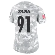 Arctic Camo Women's Markus Golden Pittsburgh Steelers Limited 2024 Salute to Service Jersey