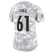 Arctic Camo Women's Mason Cole Pittsburgh Steelers Limited 2024 Salute to Service Jersey