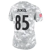 Arctic Camo Women's Matt Sokol Pittsburgh Steelers Limited 2024 Salute to Service Jersey