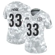 Arctic Camo Women's Merril Hoge Pittsburgh Steelers Limited 2024 Salute to Service Jersey