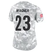 Arctic Camo Women's Mike Wagner Pittsburgh Steelers Limited 2024 Salute to Service Jersey