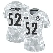 Arctic Camo Women's Mike Webster Pittsburgh Steelers Limited 2024 Salute to Service Jersey