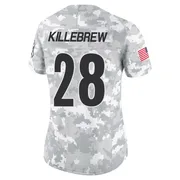 Arctic Camo Women's Miles Killebrew Pittsburgh Steelers Limited 2024 Salute to Service Jersey