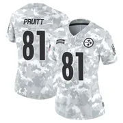 Arctic Camo Women's MyCole Pruitt Pittsburgh Steelers Limited 2024 Salute to Service Jersey