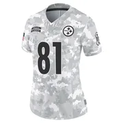 Arctic Camo Women's MyCole Pruitt Pittsburgh Steelers Limited 2024 Salute to Service Jersey