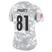 Arctic Camo Women's MyCole Pruitt Pittsburgh Steelers Limited 2024 Salute to Service Jersey