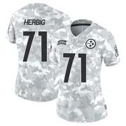 Arctic Camo Women's Nate Herbig Pittsburgh Steelers Limited 2024 Salute to Service Jersey