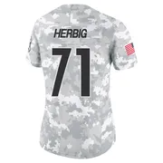 Arctic Camo Women's Nate Herbig Pittsburgh Steelers Limited 2024 Salute to Service Jersey