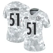 Arctic Camo Women's Nick Herbig Pittsburgh Steelers Limited 2024 Salute to Service Jersey